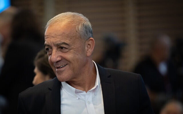 אכרם חסון בטקס של משרד החוץ, 10 בנובמבר 2024 (צילום: יונתן זינדל/פלאש90) אכרם חסון בטקס של משרד החוץ, 10 בנובמבר 2024 (צילום: יונתן זינדל/פלאש90)
