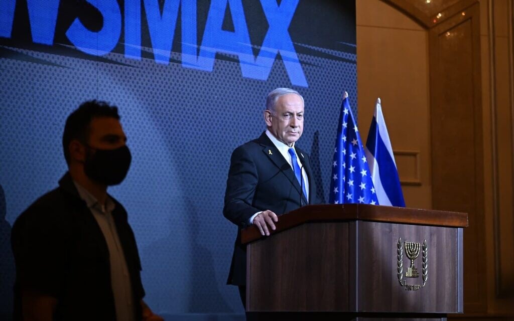 ראש הממשלה בנימין נתניהו באירוע קבלת פנים לכבוד יום העצמאות של ארה"ב, 13 באוגוסט 2025 (צילום: חיים&nbsp;צח/לע"מ)