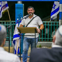 תא"ל (במיל') עופר וינטר נואם באריאל, 4 ביוני 2024 (צילום: פלאש90) תא"ל (במיל') עופר וינטר נואם באריאל, 4 ביוני 2024 (צילום: פלאש90)