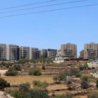 ההתנחלות אפרת בגוש עציון. 31 ביולי 2025 (צילום: Wisam Hashlamoun/Flash90) ההתנחלות אפרת בגוש עציון. 31 ביולי 2025 (צילום: Wisam Hashlamoun/Flash90)