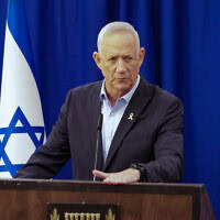 ח"כ בני גנץ בהצהרה לתקשורת, 23 באוגוסט 2025