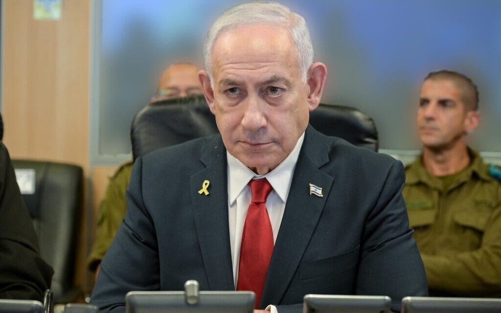 ראש הממשלה בנימין נתניהו בבור חיל האוויר בקריה, 24 באוגוסט 2025 (צילום: מעיין טואף / לע"מ) ראש הממשלה בנימין נתניהו בבור חיל האוויר בקריה, 24 באוגוסט 2025 (צילום: מעיין טואף / לע"מ)