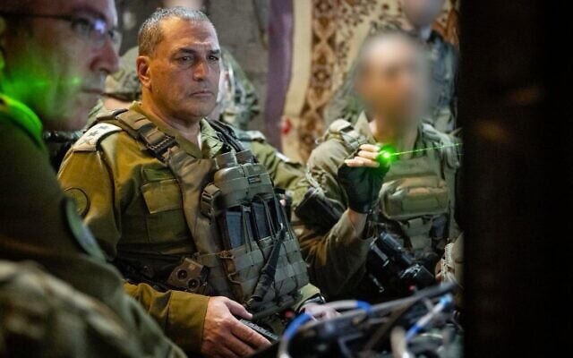 הרמטכ"ל אייל זמיר בסיור בעזה. 1 באוגוסט 2025 (צילום: דובר צה הרמטכ"ל אייל זמיר בסיור בעזה. 1 באוגוסט 2025 (צילום: דובר צה