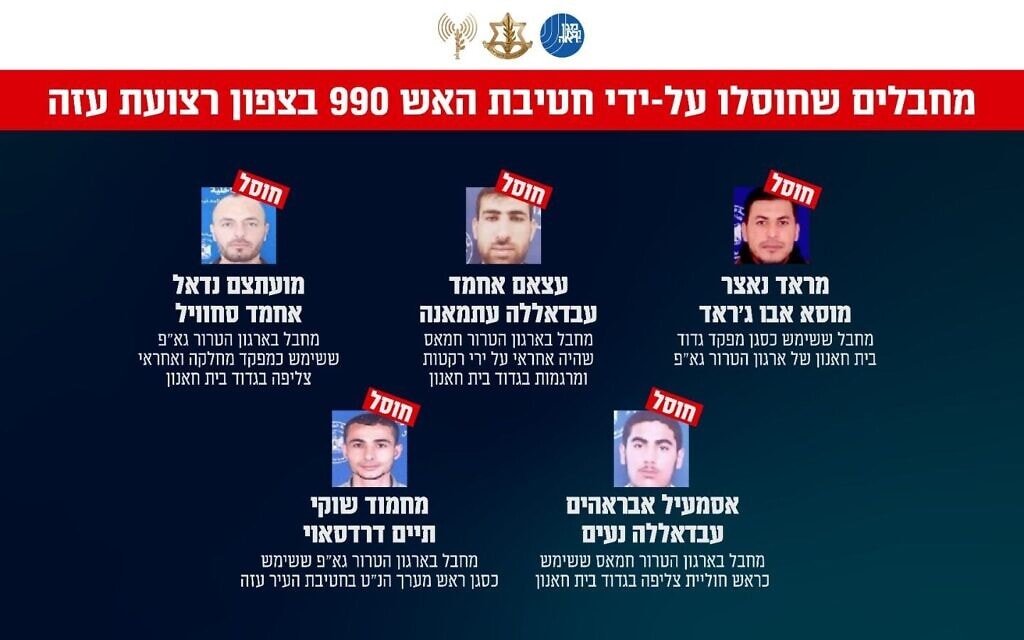 מפקדים ומחבלים שהשתתפו בשבעה באוקטובר וחוסלו (צילום: דובר צה"ל) מפקדים ומחבלים שהשתתפו בשבעה באוקטובר וחוסלו (צילום: דובר צה"ל)