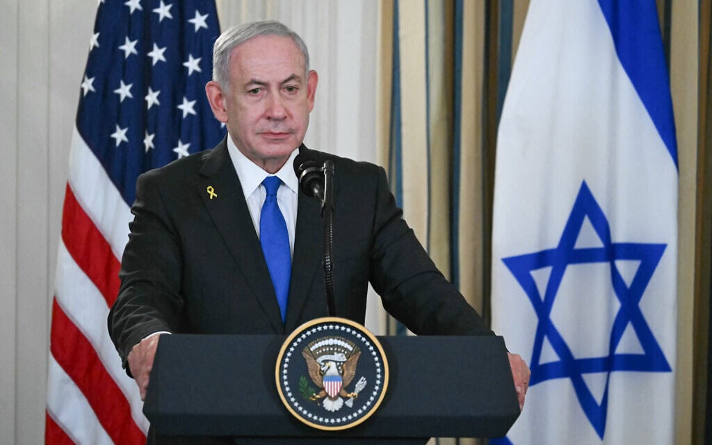 בנימין נתניהו בבית הלבן, 29 בספטמבר 2025 (צילום: ANDREW CABALLERO-REYNOLDS / AFP) בנימין נתניהו בבית הלבן, 29 בספטמבר 2025 (צילום: ANDREW CABALLERO-REYNOLDS / AFP)