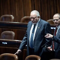 חברי הכנסת עודד פורר ואביגדור ליברמן, 26 במרץ 2025