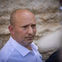 נפתלי בנט בכותל המערבי, 25 במאי 2025