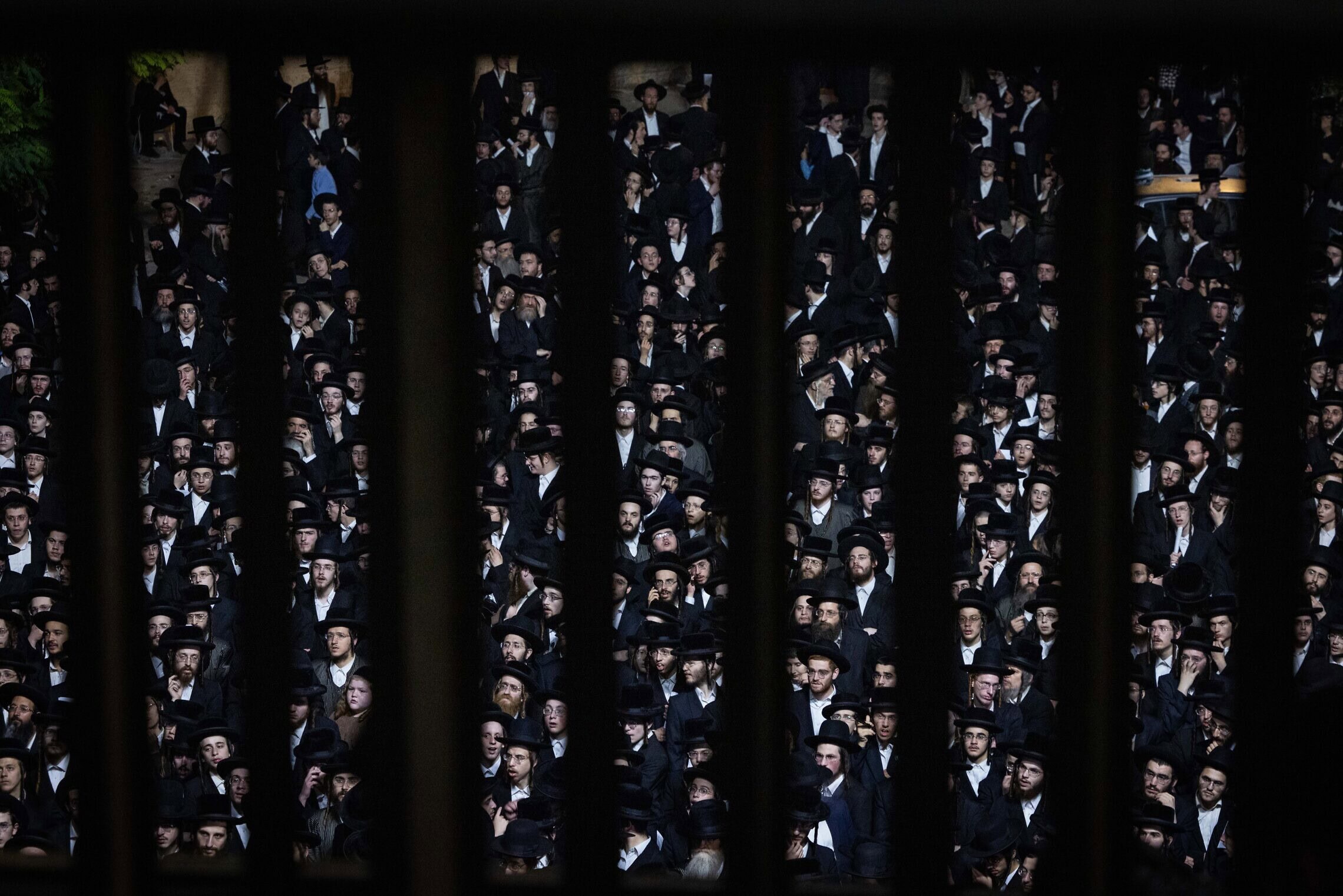 מחאה חרדית נגד גיוס חרדים לצה"ל, מאה שערים, ירושלים, 31 ביולי 2025 (צילום: חיים גולדברג/פלאש90)