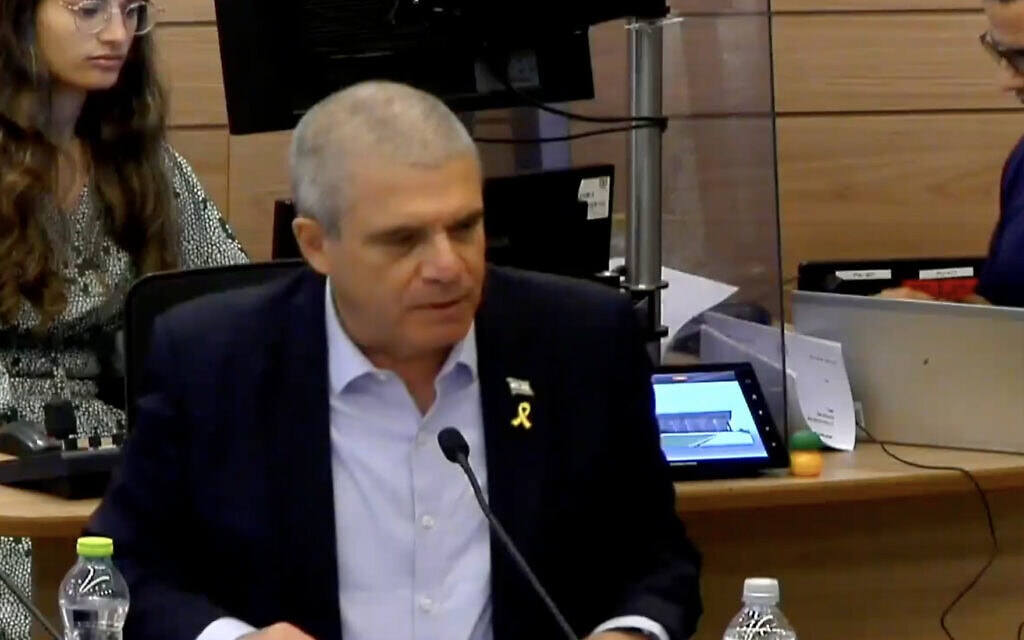 מתאם השבויים והנעדרים גל הירש בוועדה לביטחון לאומי של הכנסת, 29 בספטמבר 2025 (צילום: צילומסך מערוץ כנסת) מתאם השבויים והנעדרים גל הירש בוועדה לביטחון לאומי של הכנסת, 29 בספטמבר 2025 (צילום: צילומסך מערוץ כנסת)