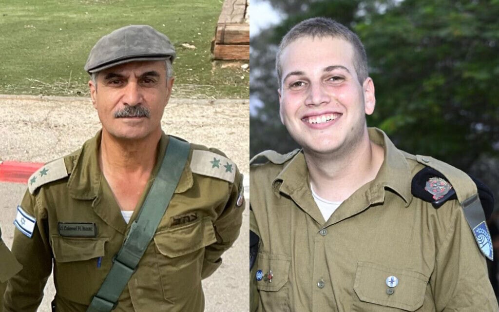 ההרוגים בפיגוע במעבר אלנבי: סא"ל (מיל') יצחק הרוש בן ה-68 וסמל אורן הרשקו בן ה-20 (צילום: דובר צה"ל) ההרוגים בפיגוע במעבר אלנבי: סא"ל (מיל') יצחק הרוש בן ה-68 וסמל אורן הרשקו בן ה-20 (צילום: דובר צה"ל)