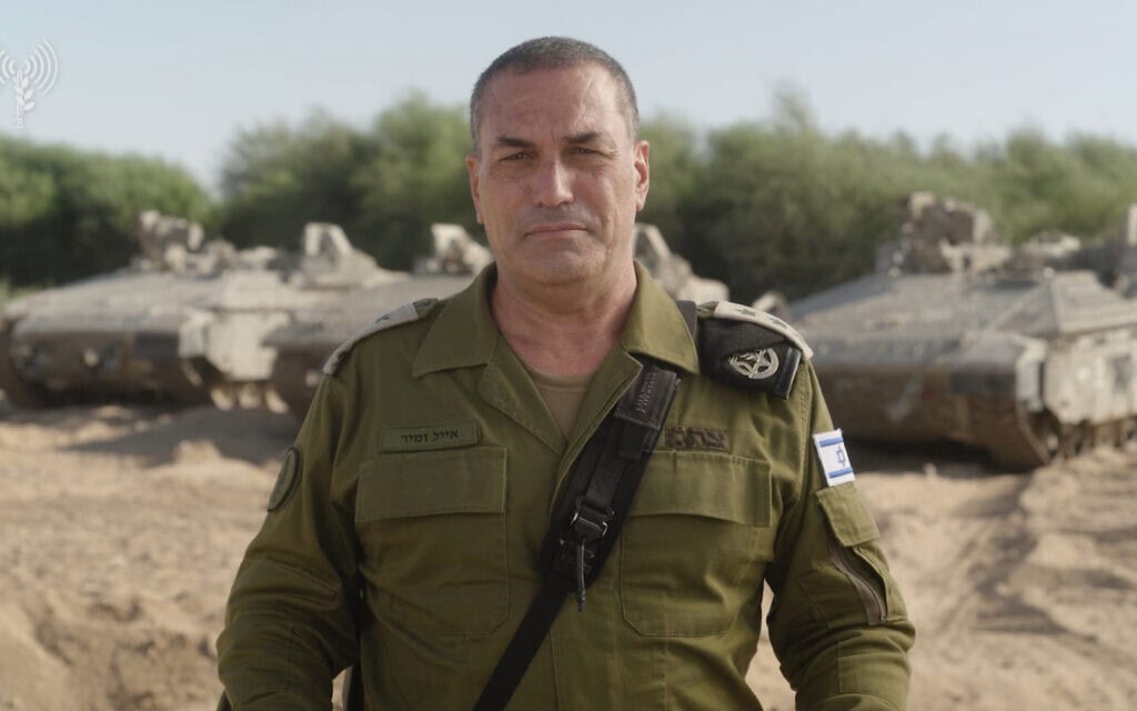 הרמטכ"ל אייל זמיר נושא דברים, 16 בספטמבר 2025 (צילום: מתוך סרטון שפרסם צה"ל) הרמטכ"ל אייל זמיר נושא דברים, 16 בספטמבר 2025 (צילום: מתוך סרטון שפרסם צה"ל)