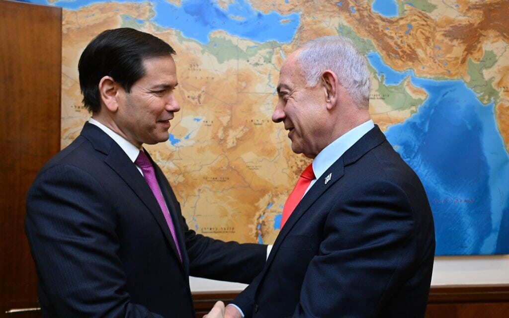 ראש הממשלה בנימין נתניהו עם שר החוץ של ארה״ב, מרקו רוביו, 23 באוקטובר 2025 (צילום: חיים צח/ לע״מ) ראש הממשלה בנימין נתניהו עם שר החוץ של ארה״ב, מרקו רוביו, 23 באוקטובר 2025 (צילום: חיים צח/ לע״מ)