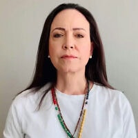 מריה קורינה מצ'אדו, מנהיגת אופוזיציה מוונצואלה, זוכת פרס נובל לשלום 2025 (צילום: Handout / Courtesy of instagram user @mariacorinamachado / AFP) מריה קורינה מצ'אדו, מנהיגת אופוזיציה מוונצואלה, זוכת פרס נובל לשלום 2025 (צילום: Handout / Courtesy of instagram user @mariacorinamachado / AFP)