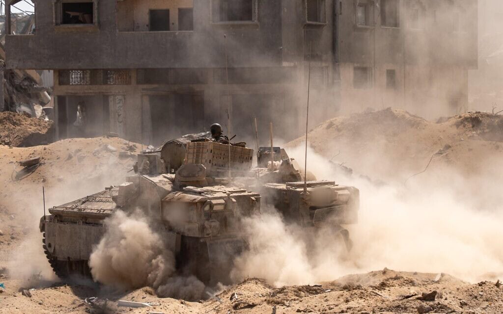 אוגדה 99 בפעילות בצפון רצועת עזה, אוקטובר 2025 (צילום: דובר צה"ל)