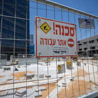 אילוסטרציה: עבודות ההקמה של הרכבת הקלה בתל אביב, תל אביב, 24 ביוני 2024