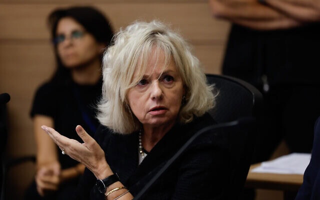 היועצת המשפטית לממשלה גלי בהרב־מיארה בדיון בוועדת החוקה של הכנסת, 30 בספטמבר 2025 (צילום: אורן בן חקון/פלאש90) היועצת המשפטית לממשלה גלי בהרב־מיארה בדיון בוועדת החוקה של הכנסת, 30 בספטמבר 2025 (צילום: אורן בן חקון/פלאש90)