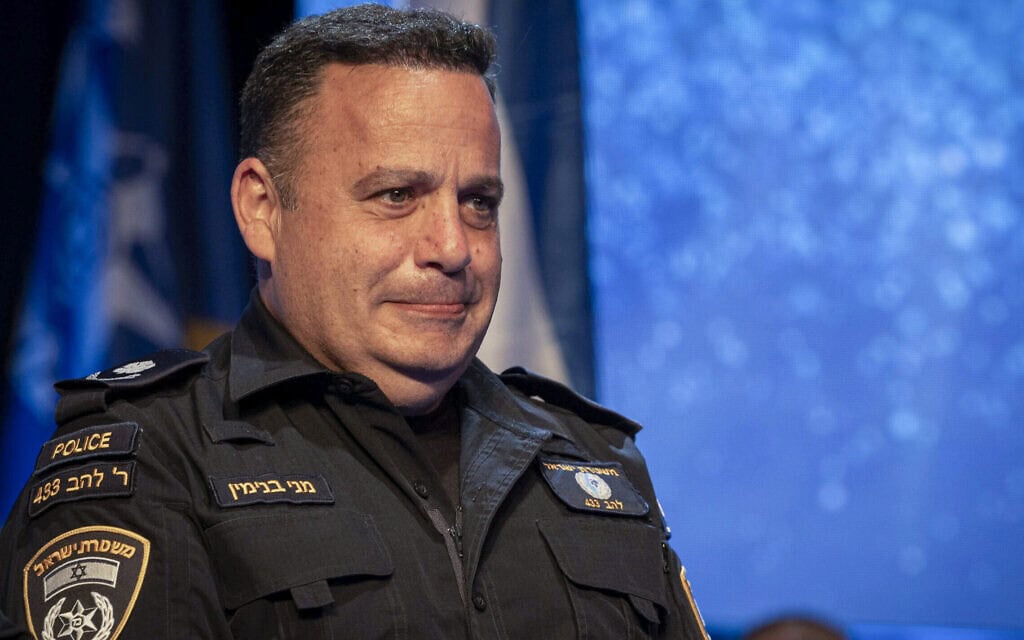 מפקד להב 433, מני בנימין, במכללה הלאומית לשוטרים בבית שמש, 20 באפריל 2025 (צילום: אורן בן חקון/פלאש90) מפקד להב 433, מני בנימין, במכללה הלאומית לשוטרים בבית שמש, 20 באפריל 2025 (צילום: אורן בן חקון/פלאש90)