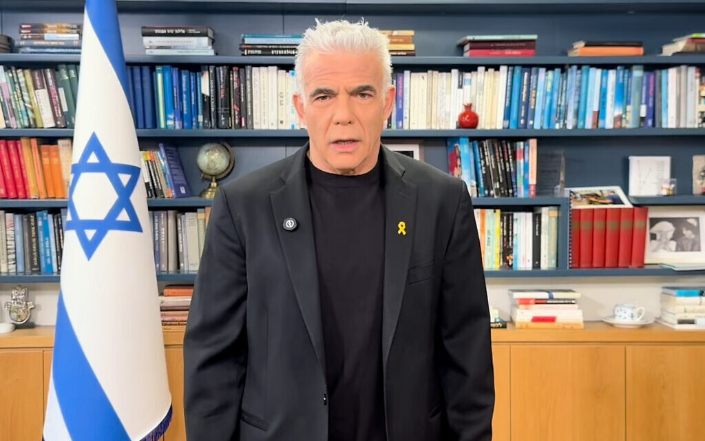 ראש האופוזיציה יאיר לפיד, 30 בנובמבר 2025 (צילום: דוברות המפלגה) ראש האופוזיציה יאיר לפיד, 30 בנובמבר 2025 (צילום: דוברות המפלגה)