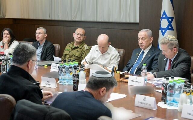 ישיבת הקבינט המדיני-בטחוני בירושלים, 11 בדצמבר 2025 (צילום: מעיין טואף/ לע ישיבת הקבינט המדיני-בטחוני בירושלים, 11 בדצמבר 2025 (צילום: מעיין טואף/ לע