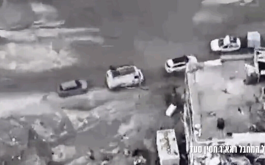 חיסול בכיר חמאס ראאד סעד בעיר עזה. 13 בדצמבר 2025 (צילום: צילומסך) חיסול בכיר חמאס ראאד סעד בעיר עזה. 13 בדצמבר 2025 (צילום: צילומסך)