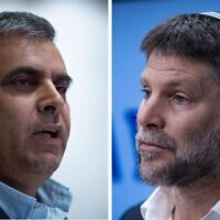שרי הציונות הדתית בצלאל סמוטריץ' ואופיר סופר