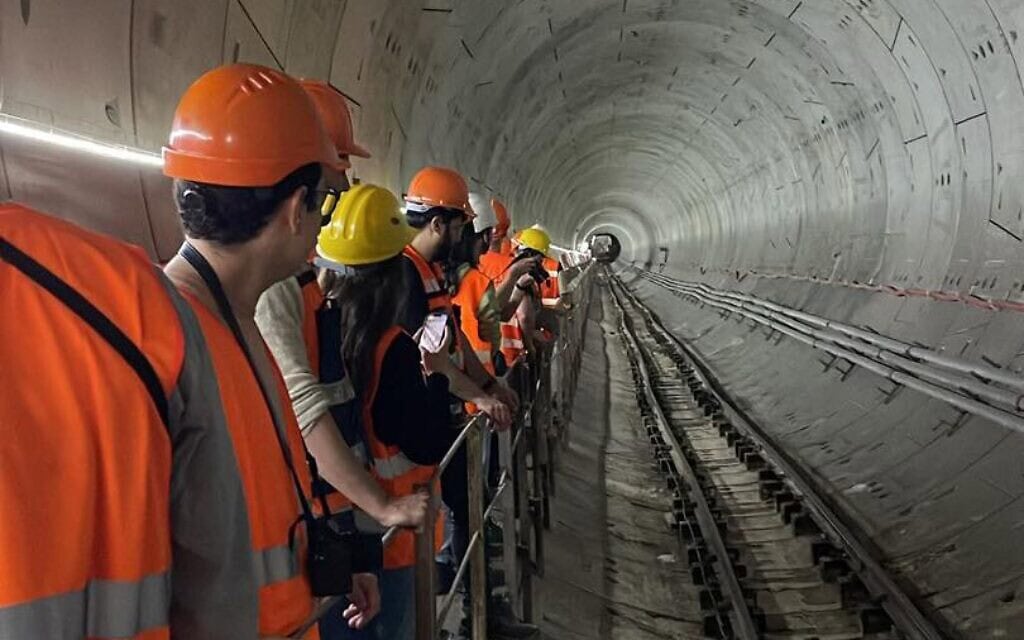 עבודות על המטרו בתל אביב, 2025 (צילום: נת"ע) עבודות על המטרו בתל אביב, 2025 (צילום: נת"ע)