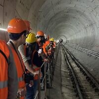 עבודות על המטרו בתל אביב, 2025