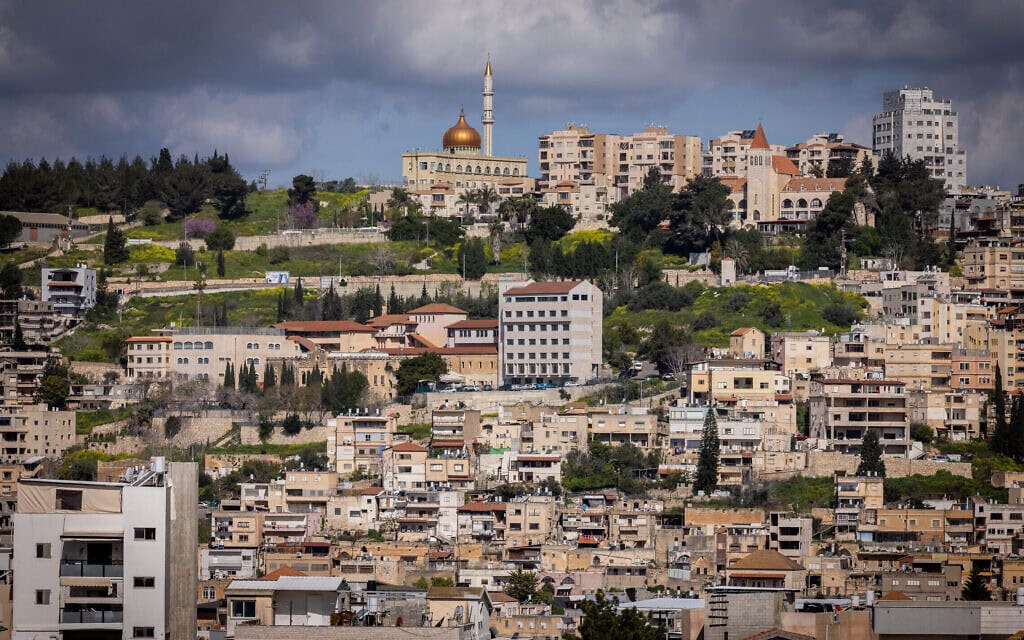 מבט אווירי על העיר נצרת, מרץ 2024 (צילום: נתי שוחט/פלאש90) מבט אווירי על העיר נצרת, מרץ 2024 (צילום: נתי שוחט/פלאש90)