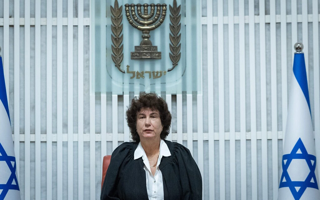שופטת בית המשפט העליון דפנה ברק ארז, דצמבר 2025 (צילום: חיים גולדברג/פלאש90)