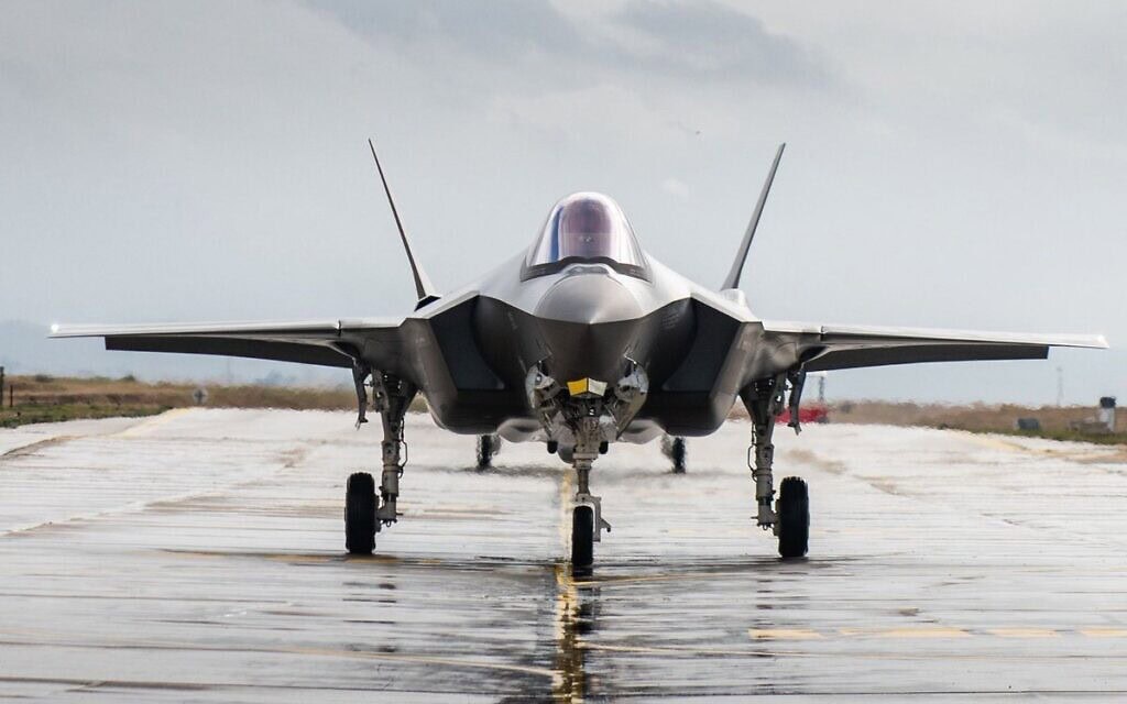 מטוס קרב מסוג F-35I (אדיר) בבסיס נבטים של זרוע האוויר, 18 בינואר 2026 (צילום: צה"ל)