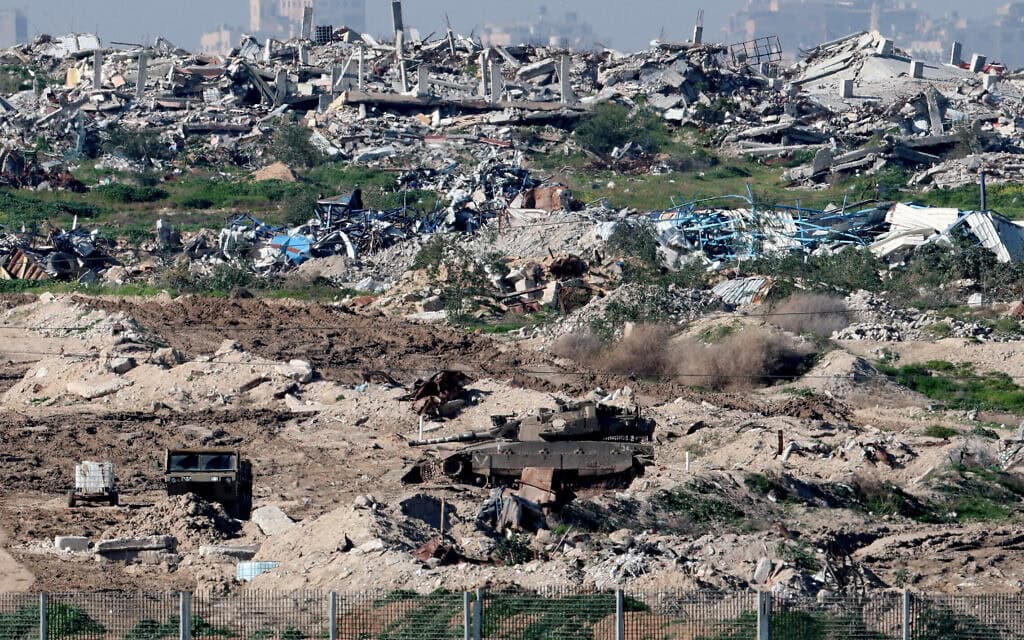 הריסות בעזה, 5 בפברואר 2026 (צילום: Jack GUEZ / AFP) הריסות בעזה, 5 בפברואר 2026 (צילום: Jack GUEZ / AFP)