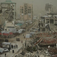 העיר עזה, 14 בפברואר 2026 (צילום: AP Photo/Jehad Alshrafi) העיר עזה, 14 בפברואר 2026 (צילום: AP Photo/Jehad Alshrafi)