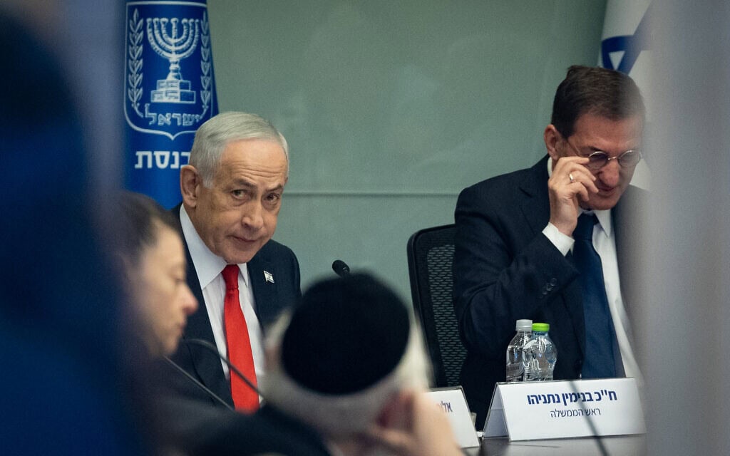 ראש הממשלה בנימין נתניהו מופיע בפני ועדת החוץ והביטחון של הכנסת, 5 בפברואר 2026 (צילום: יונתן זינדל/פלאש90) ראש הממשלה בנימין נתניהו מופיע בפני ועדת החוץ והביטחון של הכנסת, 5 בפברואר 2026 (צילום: יונתן זינדל/פלאש90)