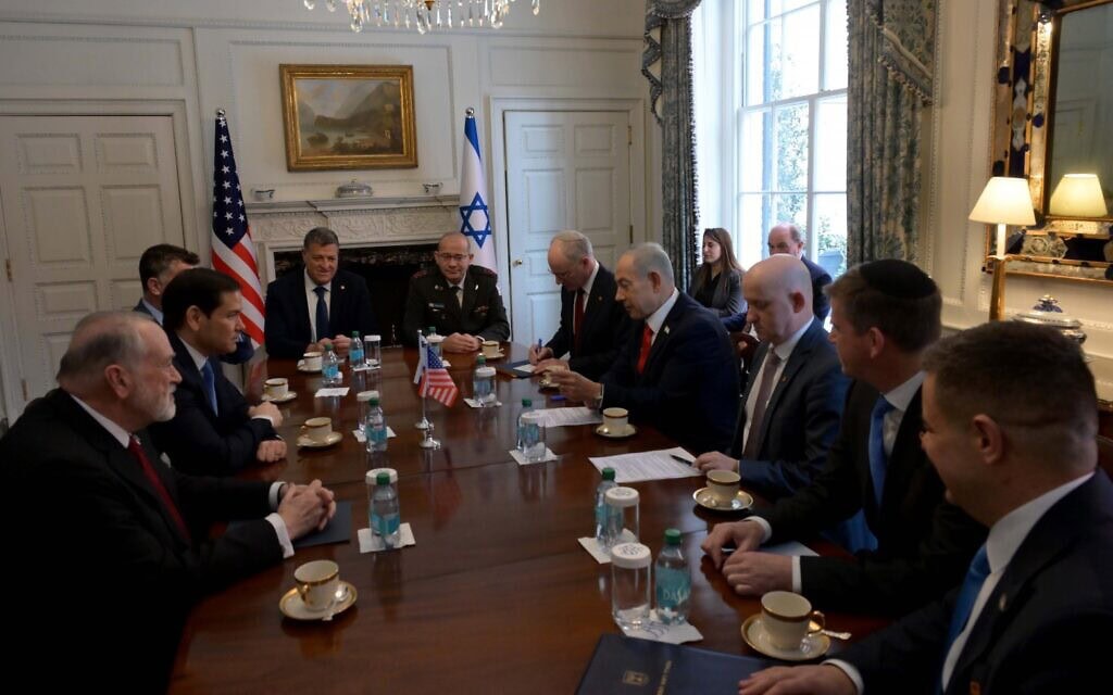 ראש הממשלה בנימין נתניהו ושר החוץ של ארצות הברית מרקו רוביו בבלייר האוס בוושינגטון, 11 בפברואר 2026 (צילום: אבי אוחיון / לע"מ) ראש הממשלה בנימין נתניהו ושר החוץ של ארצות הברית מרקו רוביו בבלייר האוס בוושינגטון, 11 בפברואר 2026 (צילום: אבי אוחיון / לע"מ)