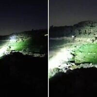 צילום מסך מתוך סרטון שלכאורה מציג מתנחלים תוקפים את הכפר אבו פלאח בגדה המערבית, 8 במרץ 2026 (צילום: צילום מסך מתוך טוויטר, שימוש לפי סעיף 27א לחוק זכויות יוצרים) צילום מסך מתוך סרטון שלכאורה מציג מתנחלים תוקפים את הכפר אבו פלאח בגדה המערבית, 8 במרץ 2026 (צילום: צילום מסך מתוך טוויטר, שימוש לפי סעיף 27א לחוק זכויות יוצרים)