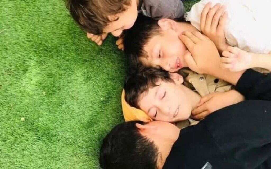 ארבעת ילדיה של משפחת בני עודה, בתמונה לא מתוארכת (צילום: שימוש לפי סעיף 27א לחוק זכויות יוצרים)