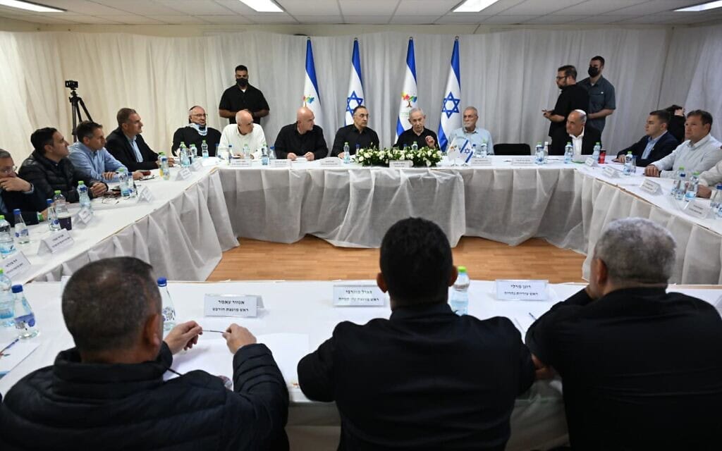 ראש הממשלה בנימין נתניהו בפגישה עם ראשי רשויות בצפון. 29 במרץ 2026 (צילום: חיים צח/לע"מ) ראש הממשלה בנימין נתניהו בפגישה עם ראשי רשויות בצפון. 29 במרץ 2026 (צילום: חיים צח/לע"מ)