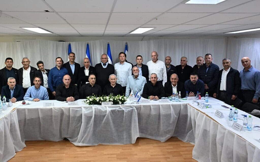 ראש הממשלה בנימין נתניהו בפגישה עם ראשי רשויות בצפון. 29 במרץ 2026 (צילום: חיים צח/לע"מ) ראש הממשלה בנימין נתניהו בפגישה עם ראשי רשויות בצפון. 29 במרץ 2026 (צילום: חיים צח/לע"מ)