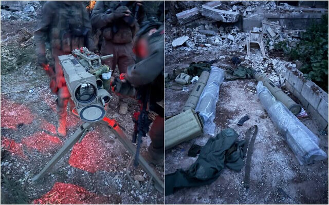 משגר נ"ט בדרום לבנון שהיה מוכן לשיגור לעבר הצפון, אפריל 2026 (צילום: דובר צה"ל) משגר נ"ט בדרום לבנון שהיה מוכן לשיגור לעבר הצפון, אפריל 2026 (צילום: דובר צה"ל)