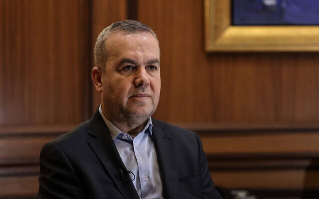 חסן פדלאללה בריאיון ל־AFP בפרלמנט של לבנון בביירות, 20 באפריל 2026 (צילום: Anwar AMRO / AFP) חסן פדלאללה בריאיון ל־AFP בפרלמנט של לבנון בביירות, 20 באפריל 2026 (צילום: Anwar AMRO / AFP)