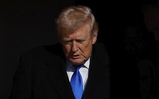 נשיא ארה"ב דונלד טראמפ במרילנד, ארה"ב, 23 במרץ 2026 (צילום: AP Photo/Luis M. Alvarez) נשיא ארה"ב דונלד טראמפ במרילנד, ארה"ב, 23 במרץ 2026 (צילום: AP Photo/Luis M. Alvarez)