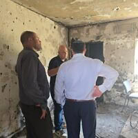 שר המורשת עמיחי אליהו בביקור בכפר עזה, אפריל 2026 שר המורשת עמיחי אליהו בביקור בכפר עזה, אפריל 2026