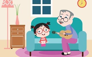 סבא שר לנכדה, אילוסטרציה (צילום: iStock / CreativaImages) סבא שר לנכדה, אילוסטרציה (צילום: iStock / CreativaImages)