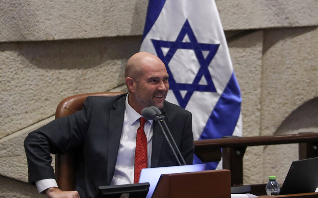 יו״ר הכנסת אמיר אוחנה במליאה. 20 במאי 2026 (צילום: דני שם טוב - דוברות הכנסת)