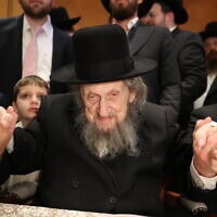 הרב דוב לנדו בחתונה בבני ברק, 15 בינואר 2026