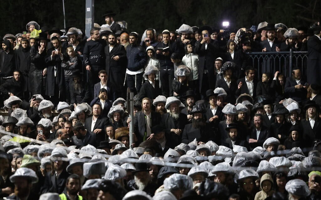 חגיגות ל"ג בעומר בהר מירון, 4 במאי 2026 (צילום: דוד כהן/פלאש90)