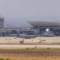 מטוסים בנמל התעופה בן־גוריון, 5 במאי 2026 (צילום: יוסי אלוני/פלאש90) מטוסים בנמל התעופה בן־גוריון, 5 במאי 2026 (צילום: יוסי אלוני/פלאש90)