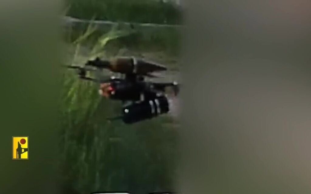 רחפן FPV מונחה סיב אופטי נראה בתיעוד שחזבאללה פרסם ב-7 במאי 2026 (צילום: דוברות חזבאללה) רחפן FPV מונחה סיב אופטי נראה בתיעוד שחזבאללה פרסם ב-7 במאי 2026 (צילום: דוברות חזבאללה)