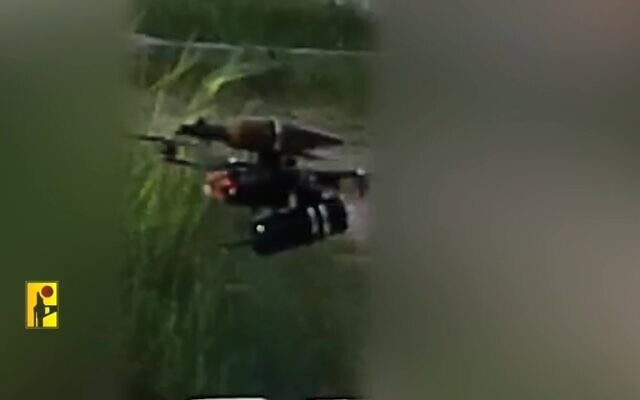 רחפן FPV מונחה סיב אופטי נראה בתיעוד שחזבאללה פרסם ב-7 במאי 2026 (צילום: דוברות חזבאללה) רחפן FPV מונחה סיב אופטי נראה בתיעוד שחזבאללה פרסם ב-7 במאי 2026 (צילום: דוברות חזבאללה)