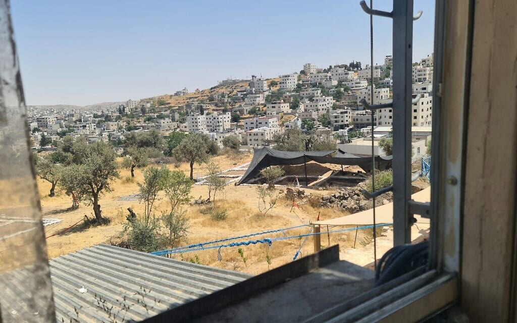 החפירה הארכיאולוגית בתל רומיידה בחברון (צילום: אורי ארליך) החפירה הארכיאולוגית בתל רומיידה בחברון (צילום: אורי ארליך)